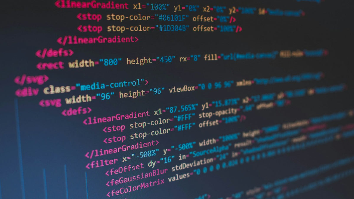 Lines of HTML code representing Shopify technical SEO