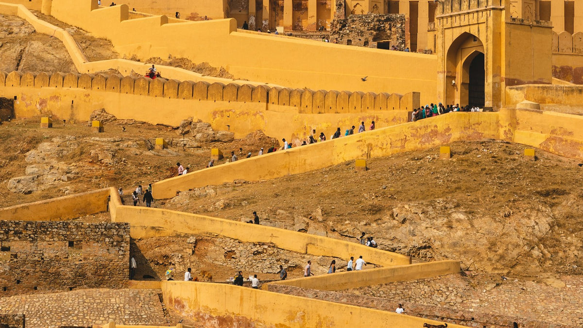 Amber Fort in Jaipur, representing local search for Jaipur businesses