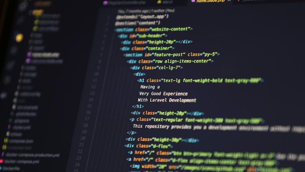 Computer screen showing HTML code for a WordPress speed fix