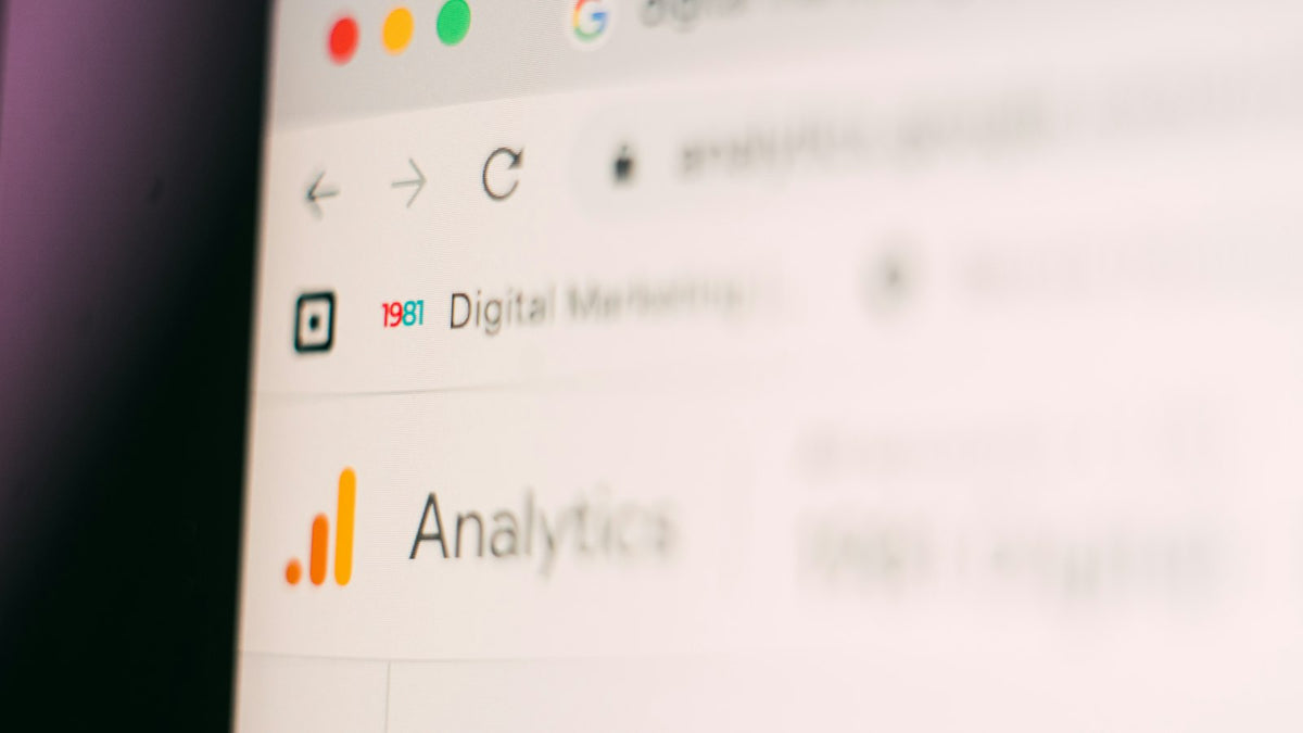 Computer screen showing website data during an SEO audit